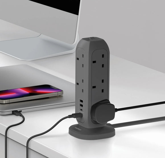 Momax OnePlug 11-Outlet Power Strip With USB